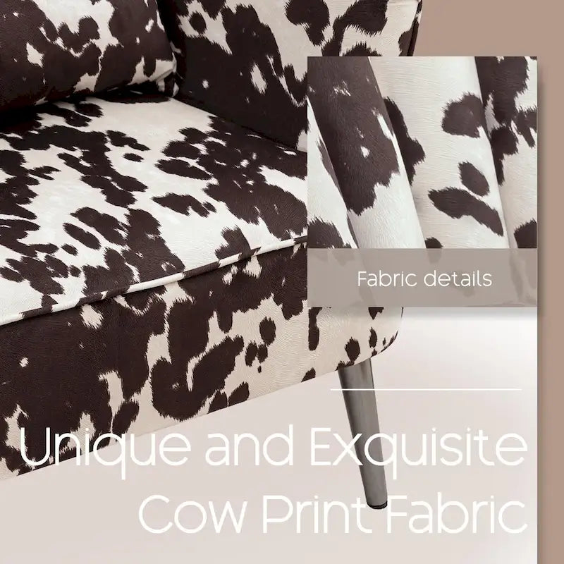 HOMYKA Fauteuil à oreilles moderne, ensemble de 2 fauteuils d'appoint rembourrés