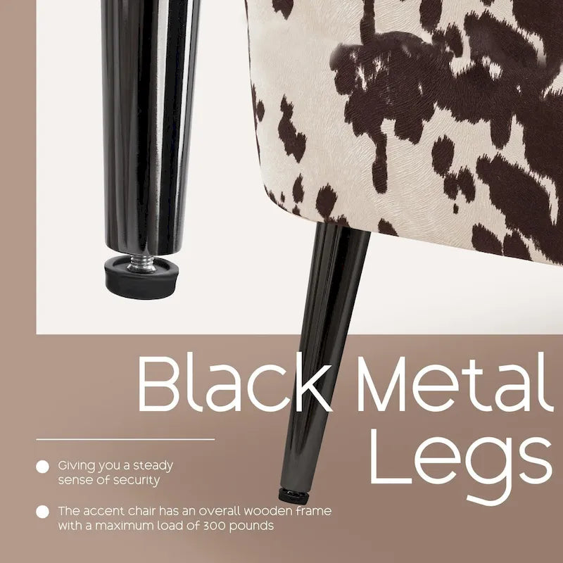 HOMYKA Fauteuil à oreilles moderne, ensemble de 2 fauteuils d'appoint rembourrés