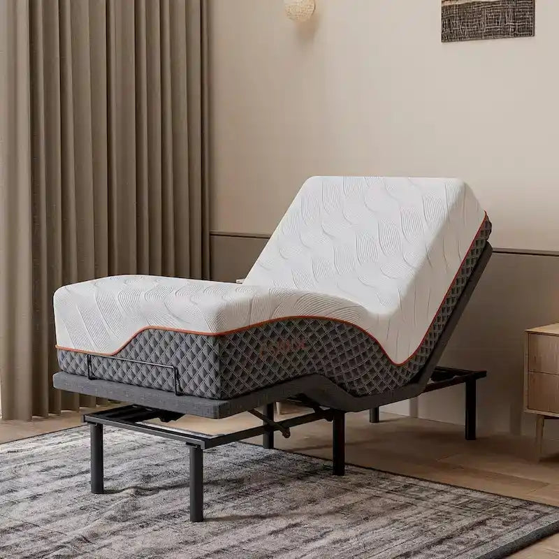 Cadre de lit ajustable ESHINE avec fonction massage