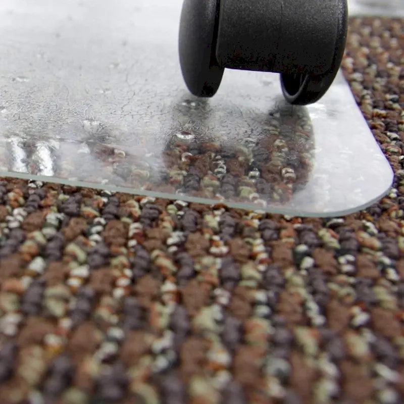 Tapis de chaise de bureau D&amp;W en PVC à picots pour moquette standard.