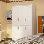 Armoire modulaire de rangement pour penderie et dressing, 74,8 cm de hauteur, blanche.