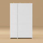 Armoire modulaire de rangement pour penderie et dressing, 74,8 cm de hauteur, blanche.