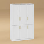 Armoire modulaire de rangement pour penderie et dressing, 74,8 cm de hauteur, blanche.