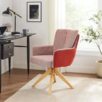 Chaise de bureau pivotante Art Leon style moderne du milieu du siècle