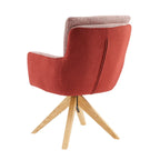 Chaise de bureau pivotante Art Leon style moderne du milieu du siècle