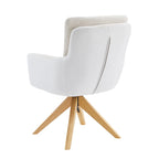 Chaise de bureau pivotante Art Leon style moderne du milieu du siècle