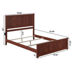 Lit de fondation AFI Madison avec pied de lit assorti