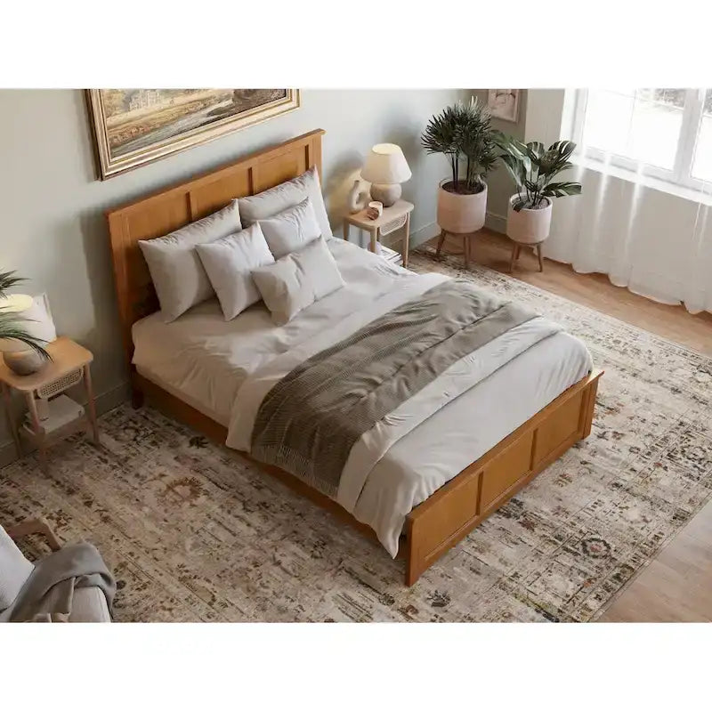 Lit de fondation AFI Madison avec pied de lit assorti