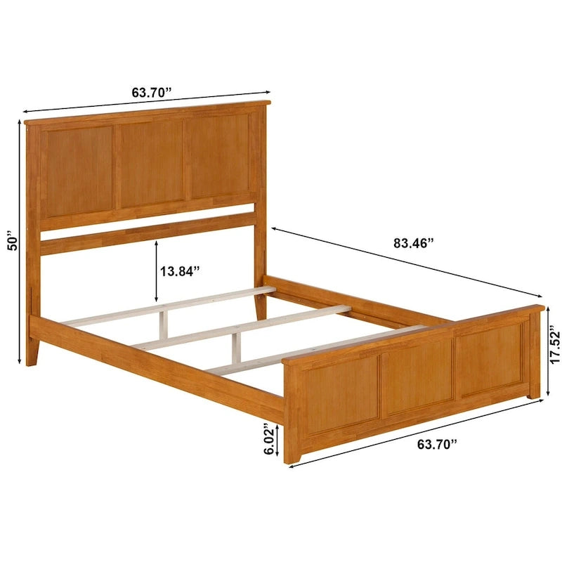 Lit de fondation AFI Madison avec pied de lit assorti