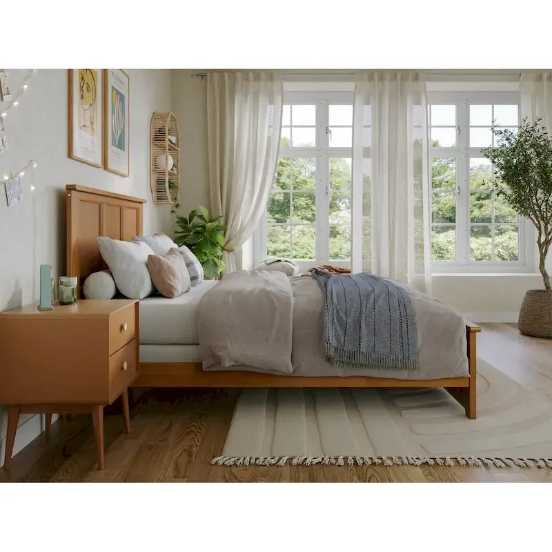 Lit de fondation AFI Madison avec pied de lit assorti