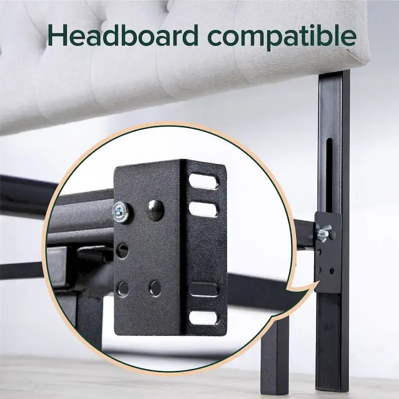 Priage par ZINUS Cadre de lit en métal Compack