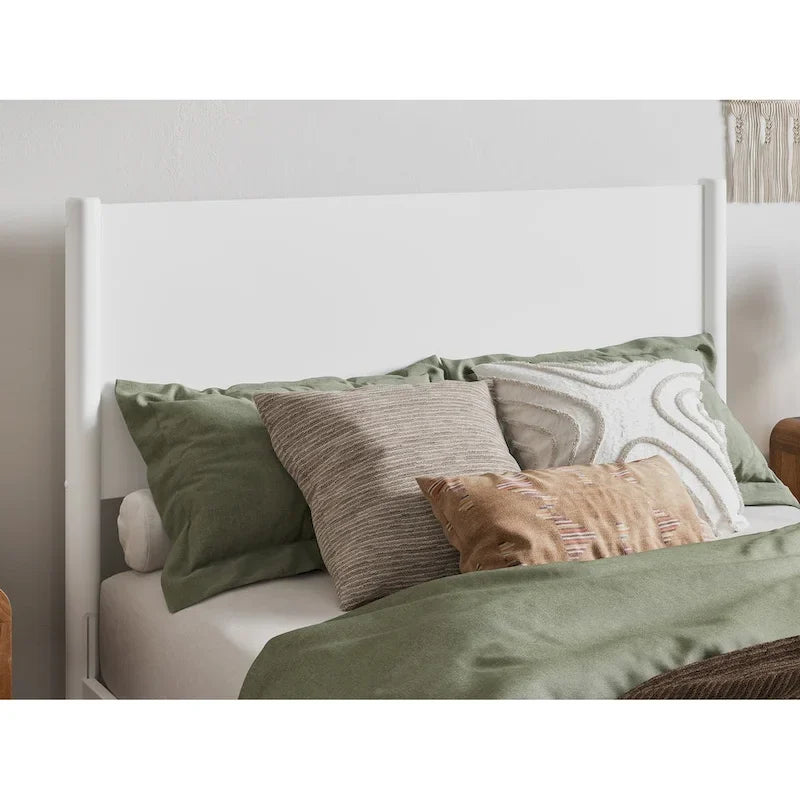 Lit plateforme bas en bois massif Pasadena