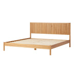 Lit king size en bois massif de style transitionnel Middlebrook Designs