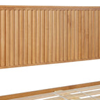 Lit king size en bois massif de style transitionnel Middlebrook Designs