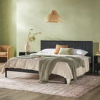 Lit king size en bois massif de style transitionnel Middlebrook Designs