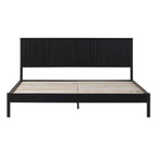 Lit king size en bois massif de style transitionnel Middlebrook Designs