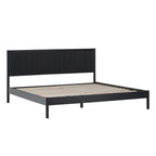 Lit king size en bois massif de style transitionnel Middlebrook Designs