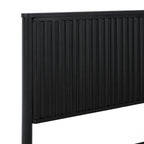 Lit king size en bois massif de style transitionnel Middlebrook Designs