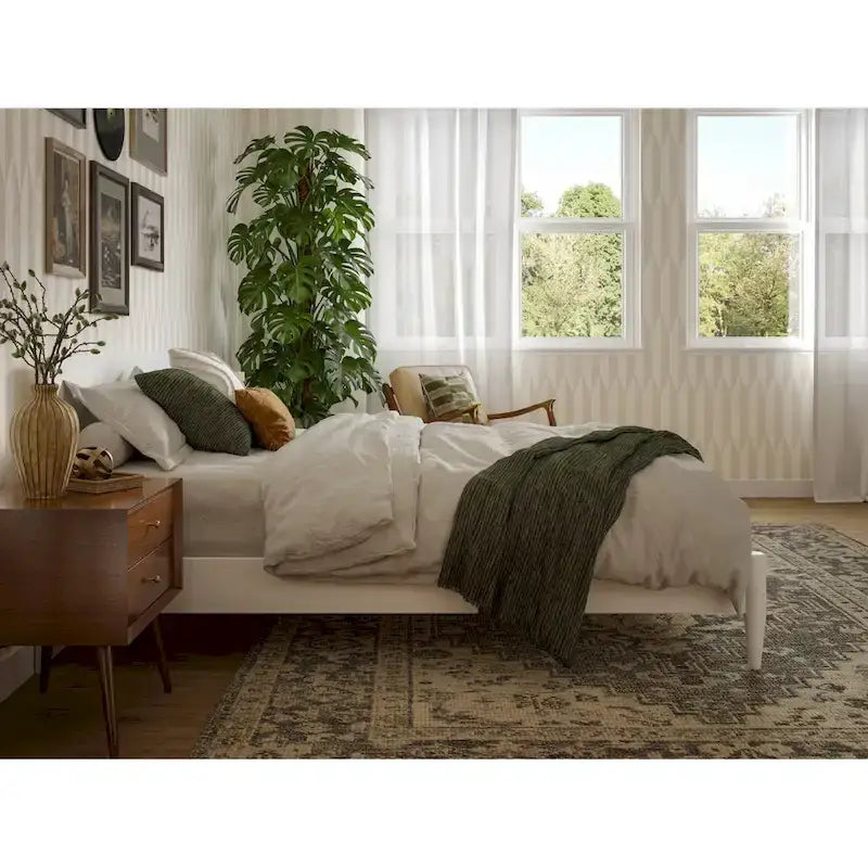 Lit plateforme moderne en bois massif Aria