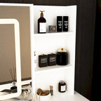 Ensemble coiffeuse de maquillage 39,4 W avec tabouret et miroir