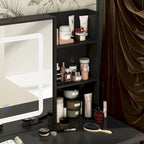 Ensemble coiffeuse de maquillage 39,4 W avec tabouret et miroir