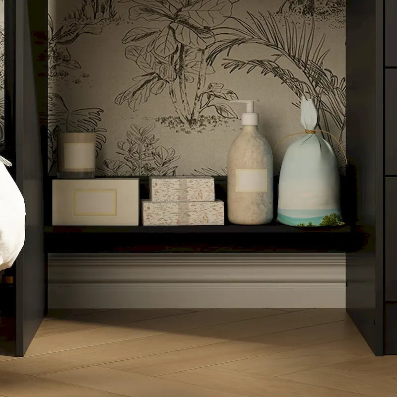 Ensemble coiffeuse de maquillage 39,4 W avec tabouret et miroir