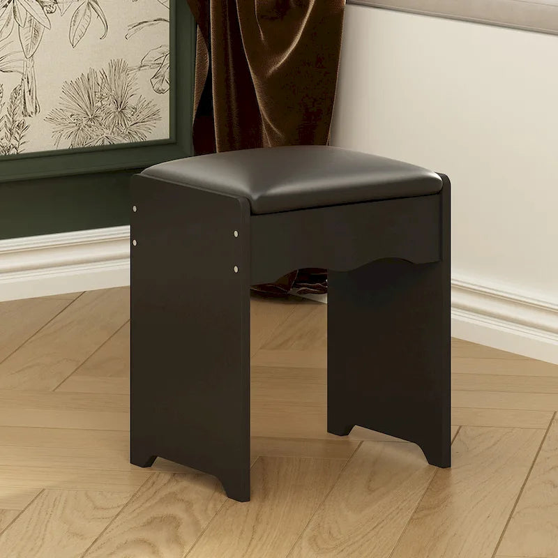 Ensemble coiffeuse de maquillage 39,4 W avec tabouret et miroir