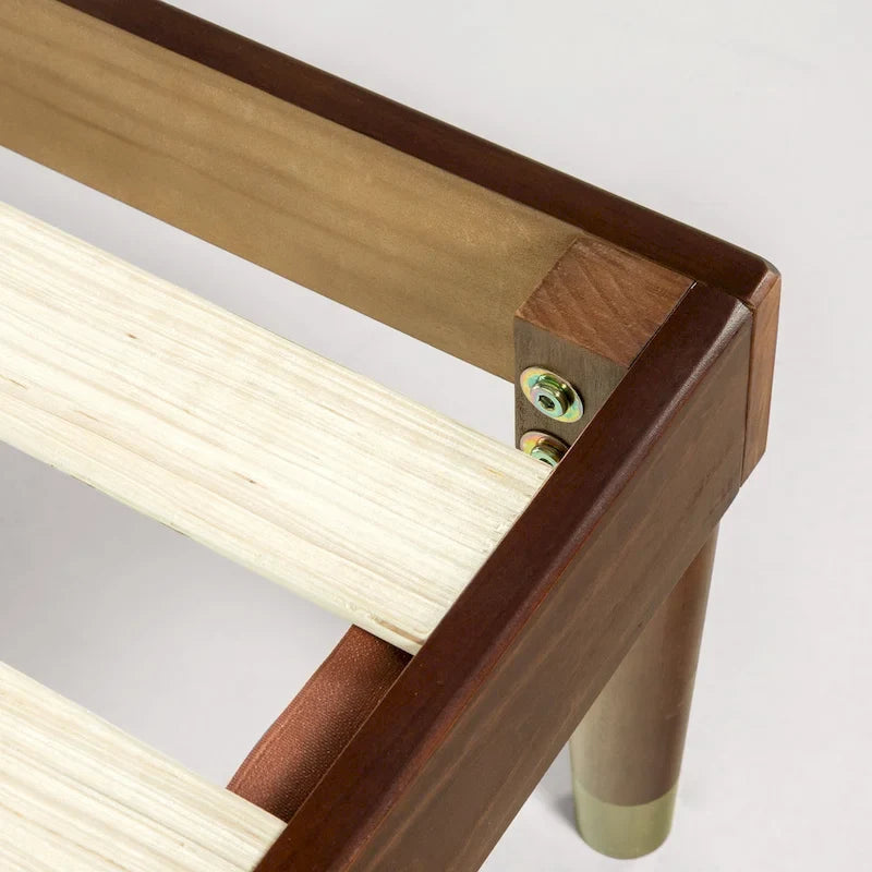 Lit plateforme en bois Priage by Zinus Deluxe style milieu du siècle