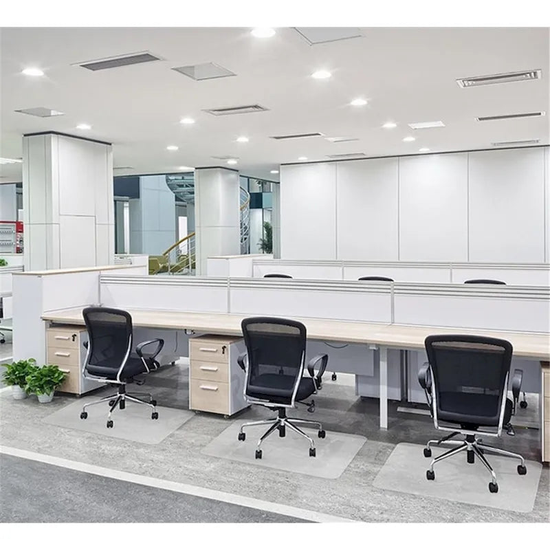 Tapis de protection de sol pour chaise de bureau à domicile, disponible en différentes formes