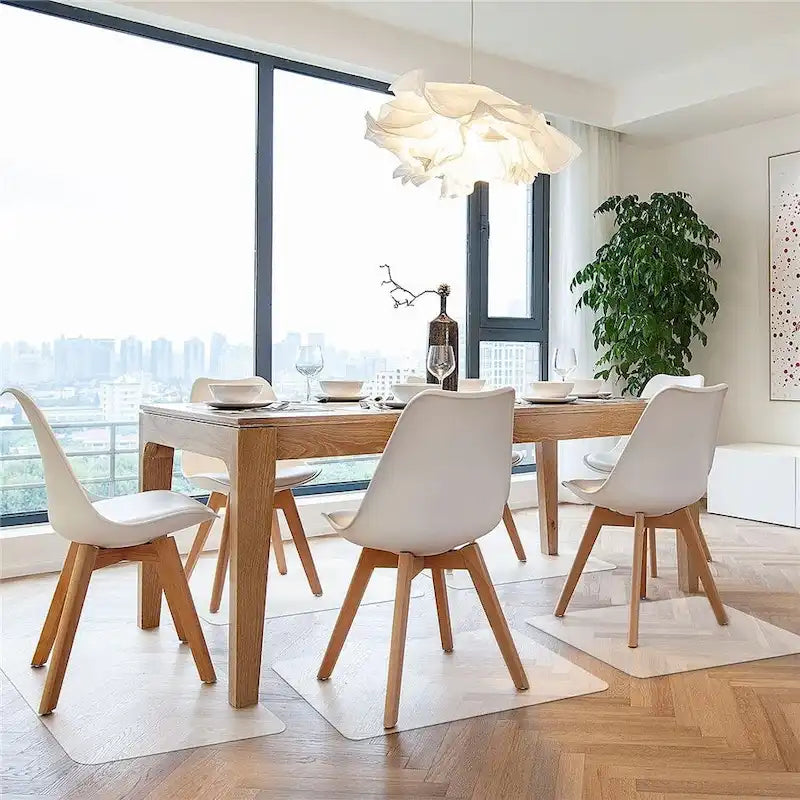 Tapis de protection de sol pour chaise de bureau à domicile, disponible en différentes formes