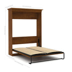 Lit escamotable Queen 70W polyvalent pour chambre multifonctionnelle par Bestar