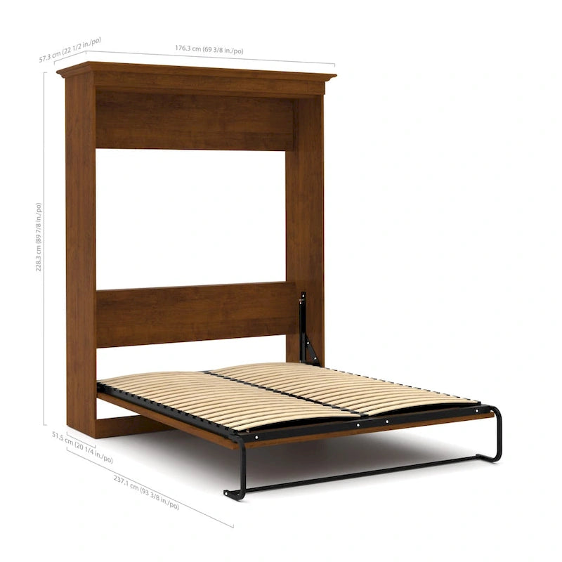 Lit escamotable Queen 70W polyvalent pour chambre multifonctionnelle par Bestar