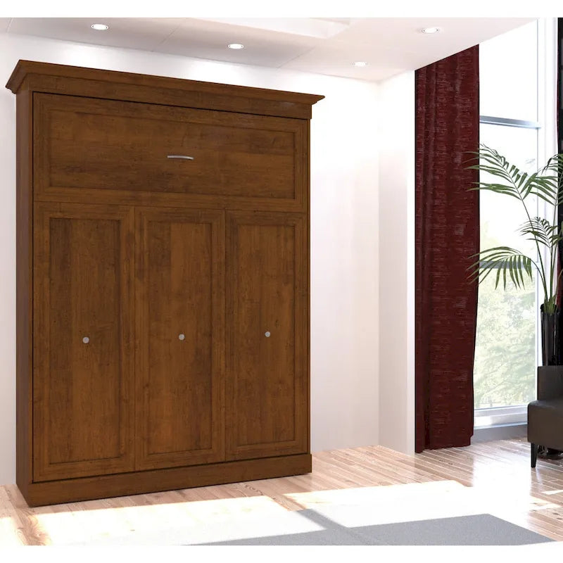 Lit escamotable Queen 70W polyvalent pour chambre multifonctionnelle par Bestar