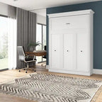 Lit escamotable Queen 70W polyvalent pour chambre multifonctionnelle par Bestar