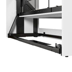 Lit escamotable Queen 70W polyvalent pour chambre multifonctionnelle par Bestar