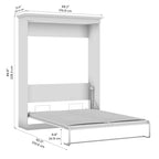 Lit escamotable Queen 70W polyvalent pour chambre multifonctionnelle par Bestar