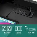 Ensemble de 2 tables de chevet Moasis à 2 tiroirs avec station de chargement USB pour chambre ou salon