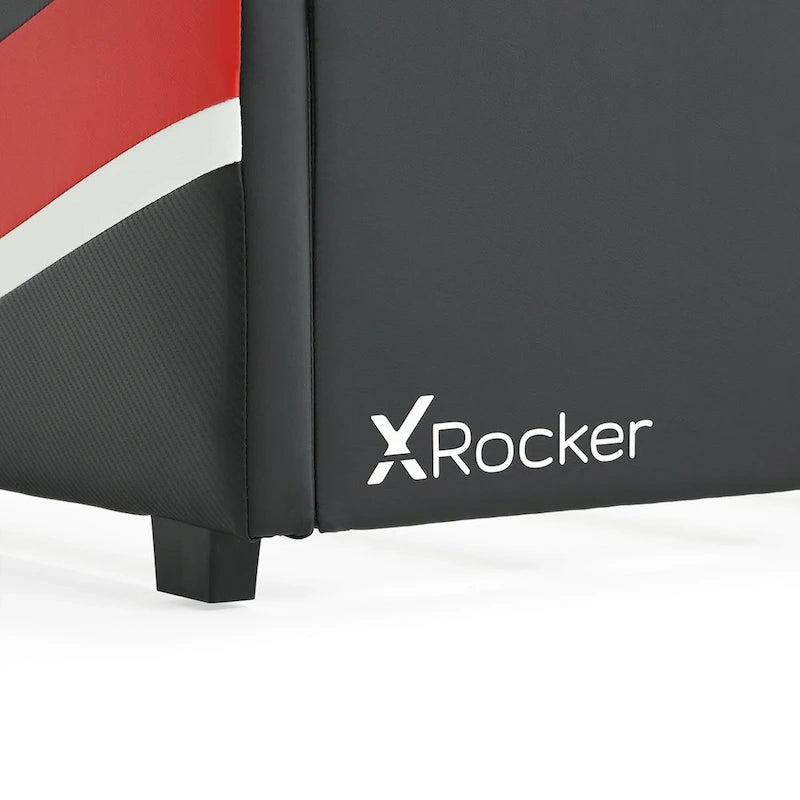 Cadre de lit gaming eSports X Rocker Orion, noir/rouge, 1 place