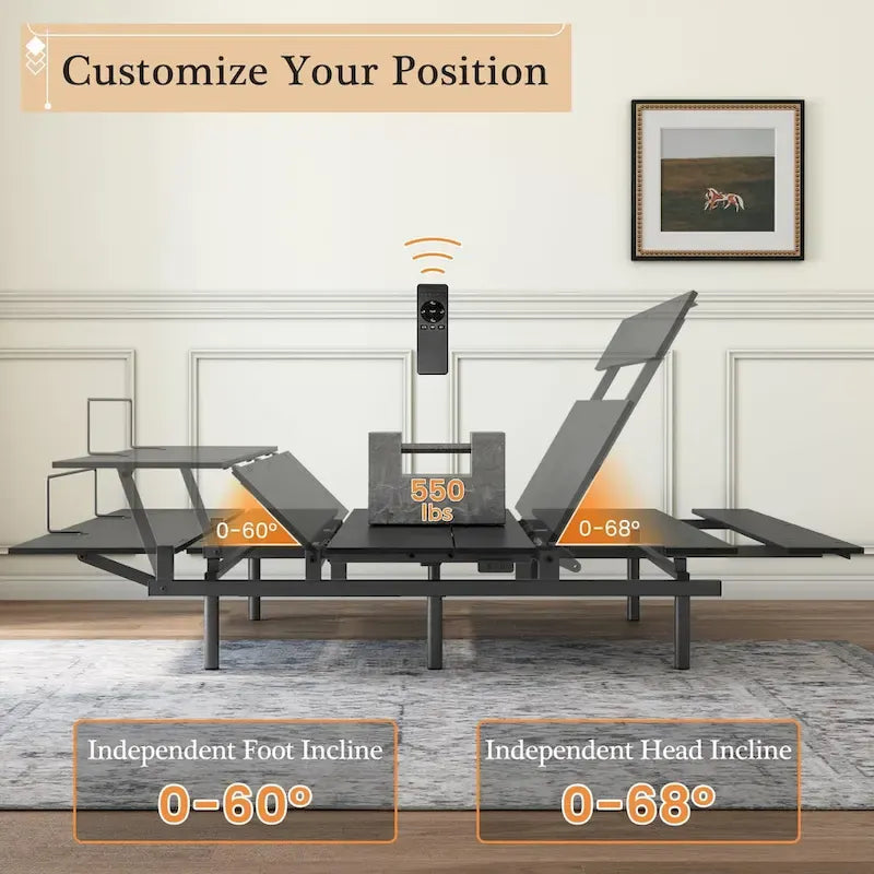 Cadre de lit réglable