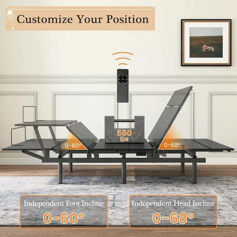 Cadre de lit réglable