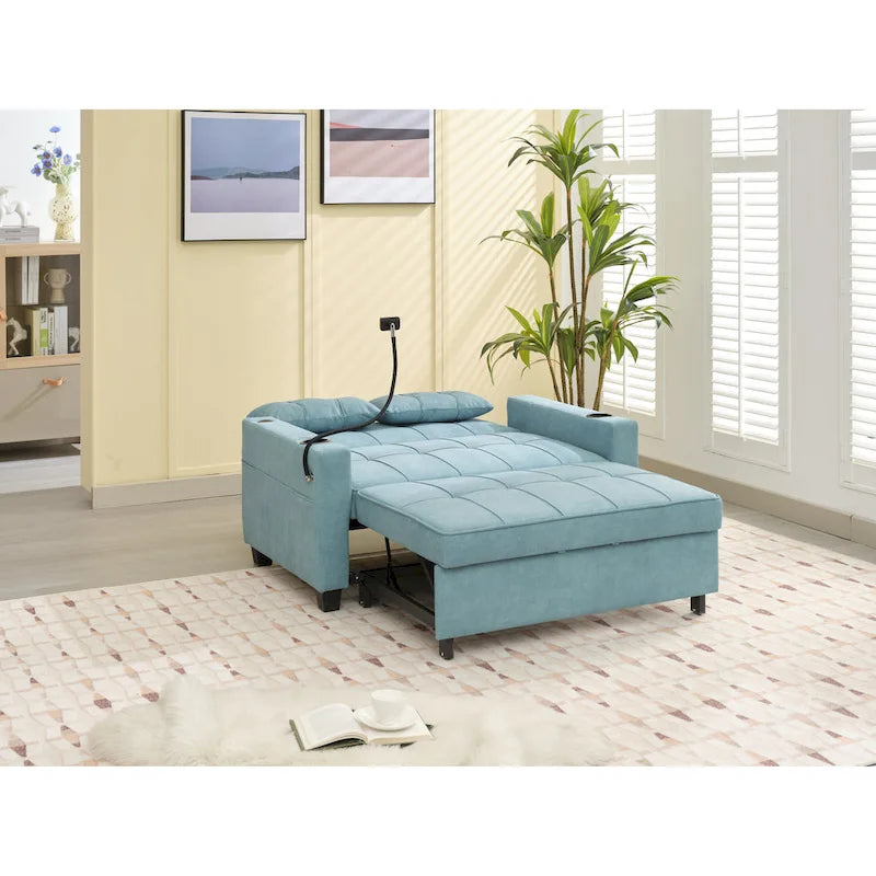 Canapé-lit convertible 3 en 1 avec ports USB