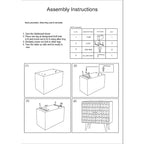 Meuble d'appoint artisanal de 91 cm (36 pouces), 2 portes incrustées en nid d'abeille, bois de manguier, brun naturel