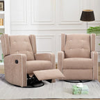 Fauteuil inclinable pivotant à bascule de course, ensemble de deux