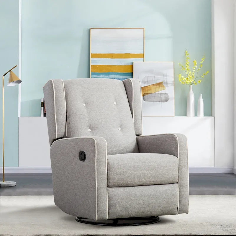 Fauteuil inclinable pivotant à bascule de course, ensemble de deux