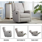 Fauteuil inclinable pivotant à bascule de course, ensemble de deux