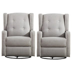 Fauteuil inclinable pivotant à bascule de course, ensemble de deux