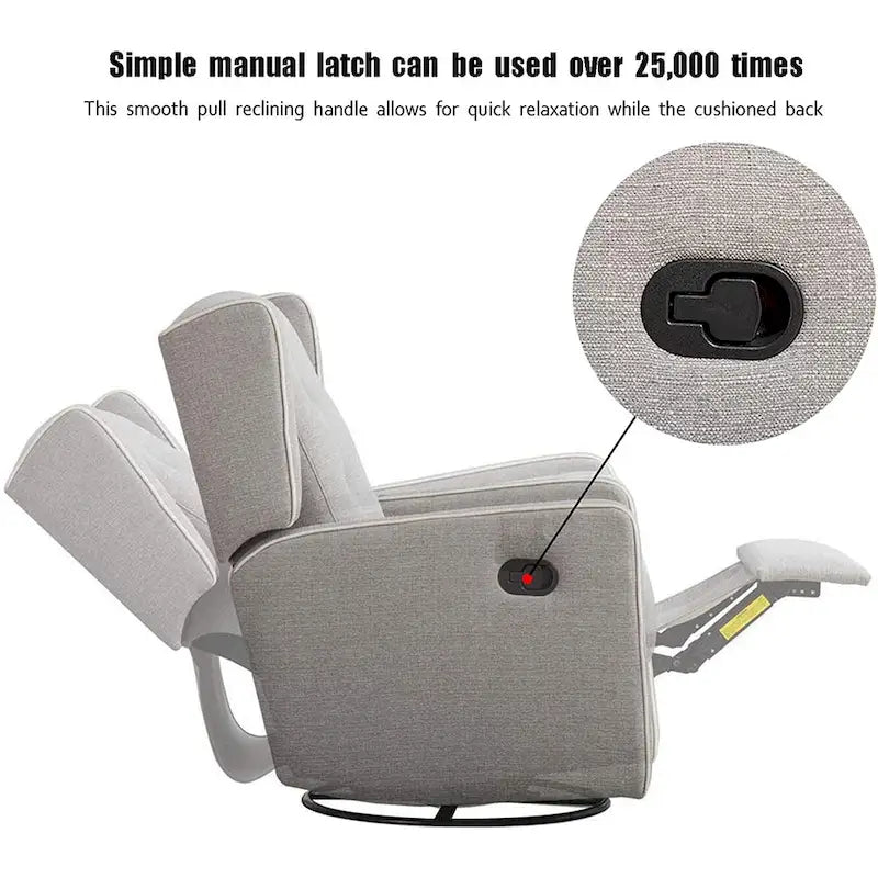 Fauteuil inclinable pivotant à bascule de course, ensemble de deux