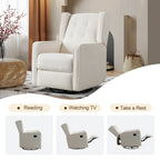 Fauteuil inclinable pivotant à bascule de course, ensemble de deux