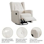 Fauteuil inclinable pivotant à bascule de course, ensemble de deux