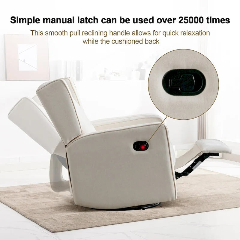 Fauteuil inclinable pivotant à bascule de course, ensemble de deux